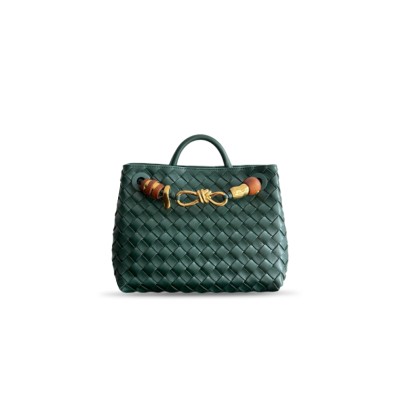 BOTTEGA VENETA SMALL ANDIAMO EMERALD BAG 743568 (25*22*10.5cm) BOTTEGA VENETA SMALL ANDIAMO EMERALD BAG 743568 (25*22*10.5cm)